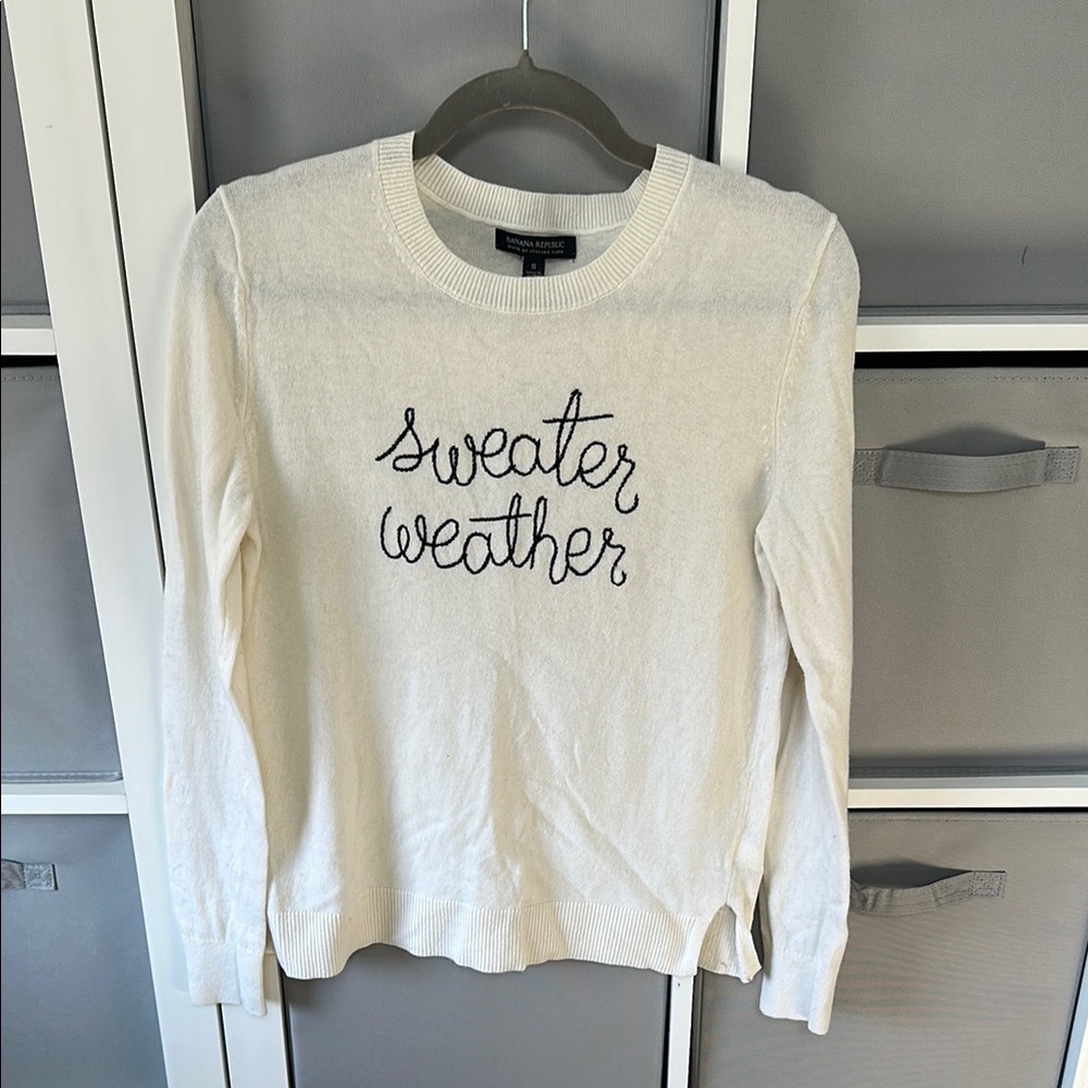 White Sweater Weather Women's Sweater